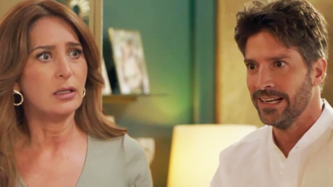 Luciano desprecia a Larisa por mentirosa | Mi Verdad Oculta | Capítulo 45