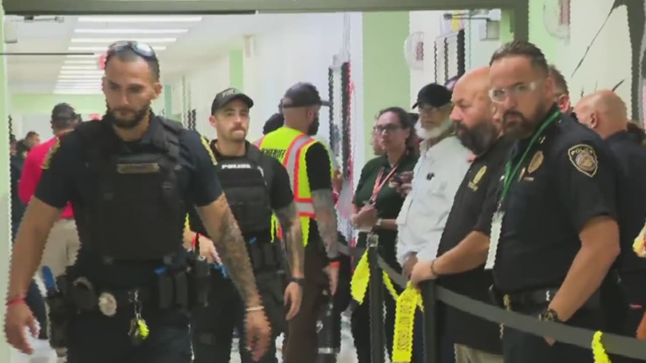 Así es el entrenamiento de las autoridades ante emergencias por tiroteos escolares en Miami-Dade