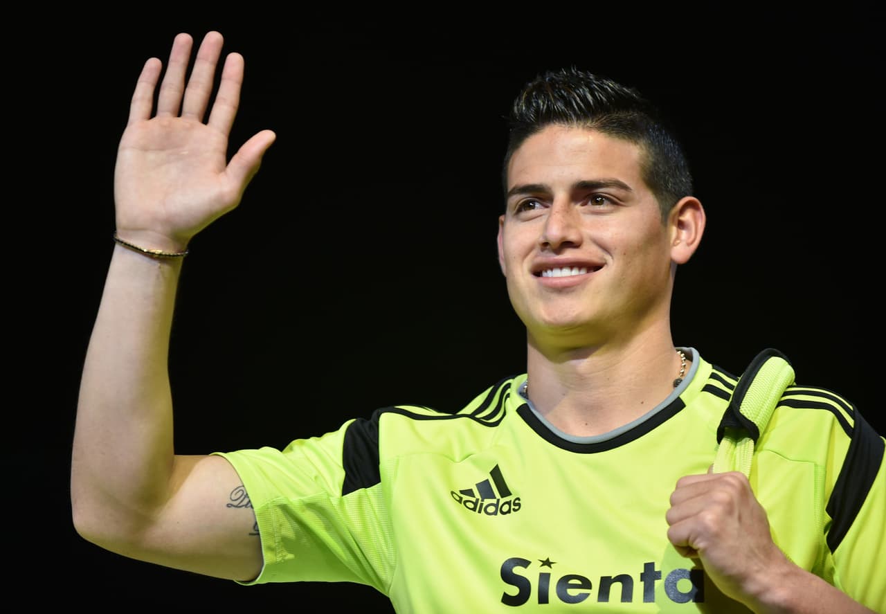 James se lastimó la rodilla con Colombia y será revisado por médicos del Real Madrid