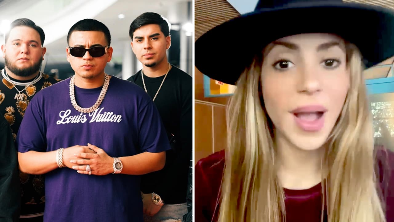 Se le van a la yugular a Fuerza Regida: olvidan letra de la canción 'El Jefe’ y los acusan con Shakira