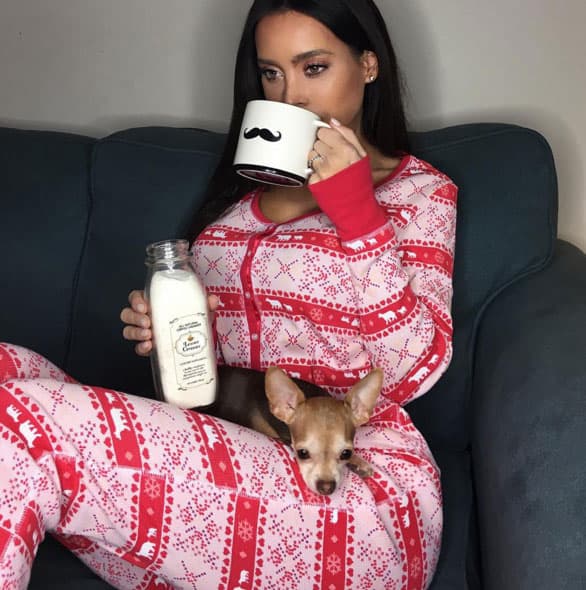 Y Sarah también ha usado outfits muy navideños...