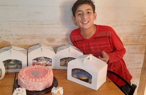 Joaquín Nahuel, el niño pastelero