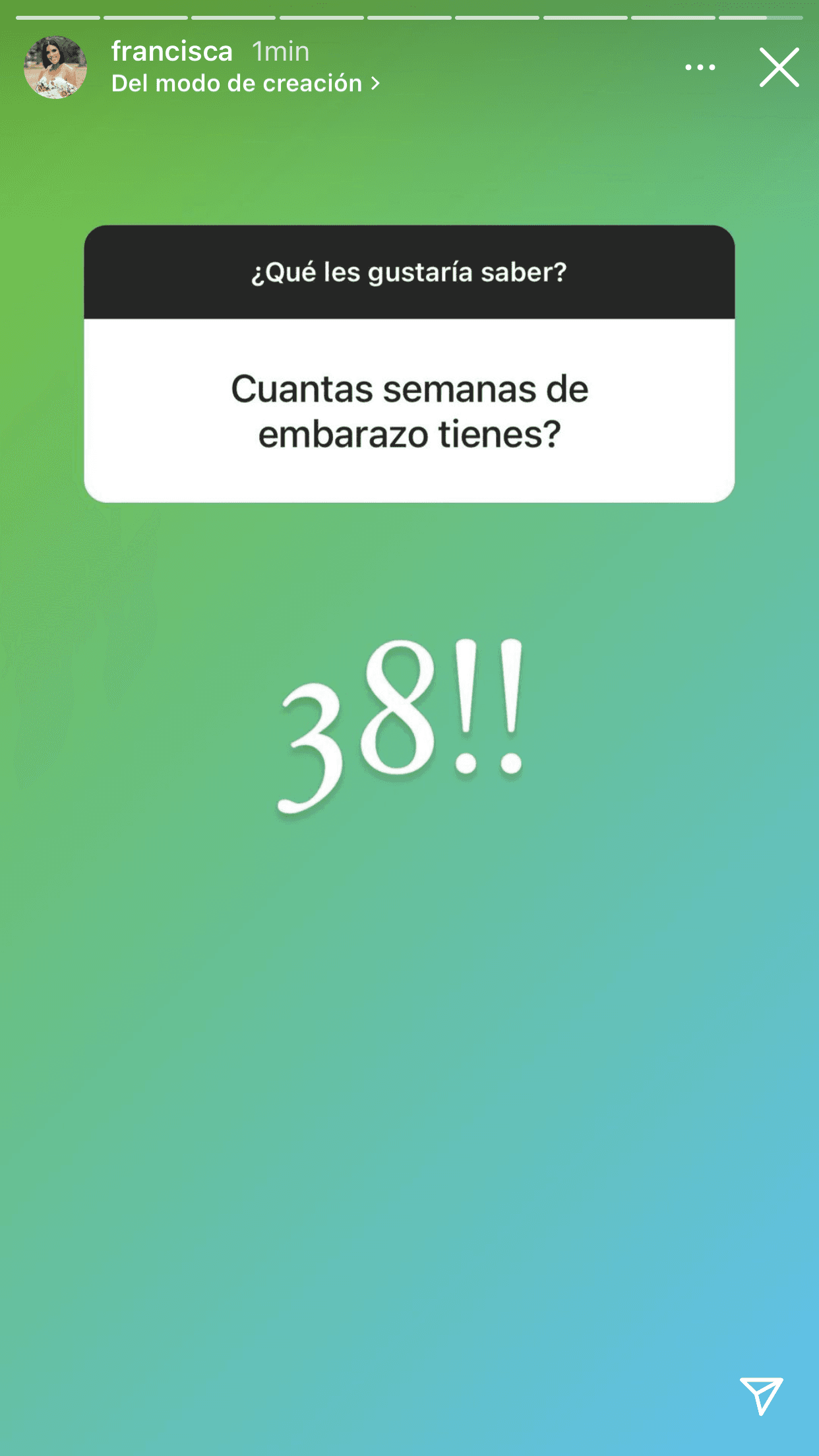 Nuestra querida presentadora llegó a las 38 semanas y desde este punto, todo puede suceder. 
<br>