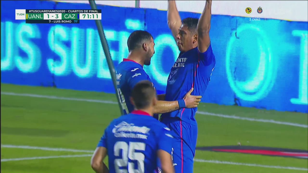 ¡Cruz Azul da un golpe a la historia! Luis Romo anota el 1-3 ante Tigres