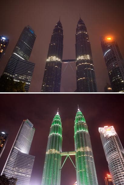 Más de siete mil ciudades y 160 países se suman a la Hora del Planeta, un acto de esperanza que busca combatir el calentamiento global.