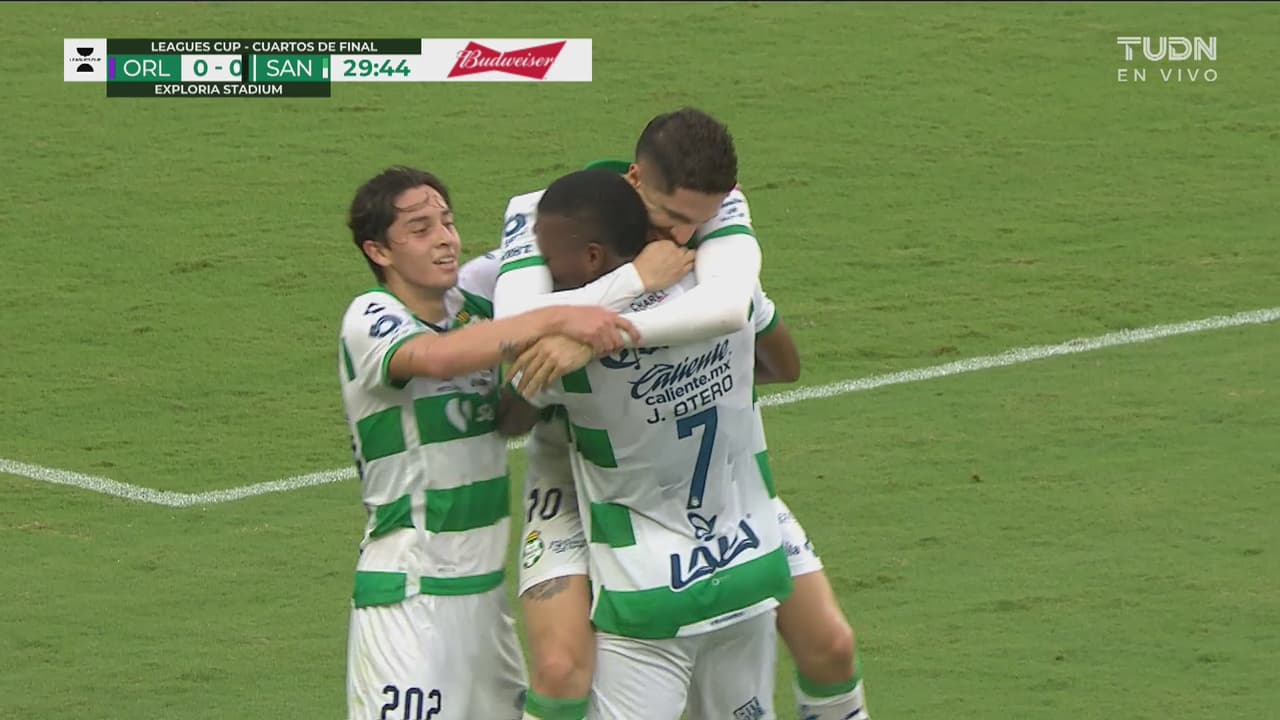 ¡Otero mete un golazo! Santos consigue el 0-1 ante Orlando City