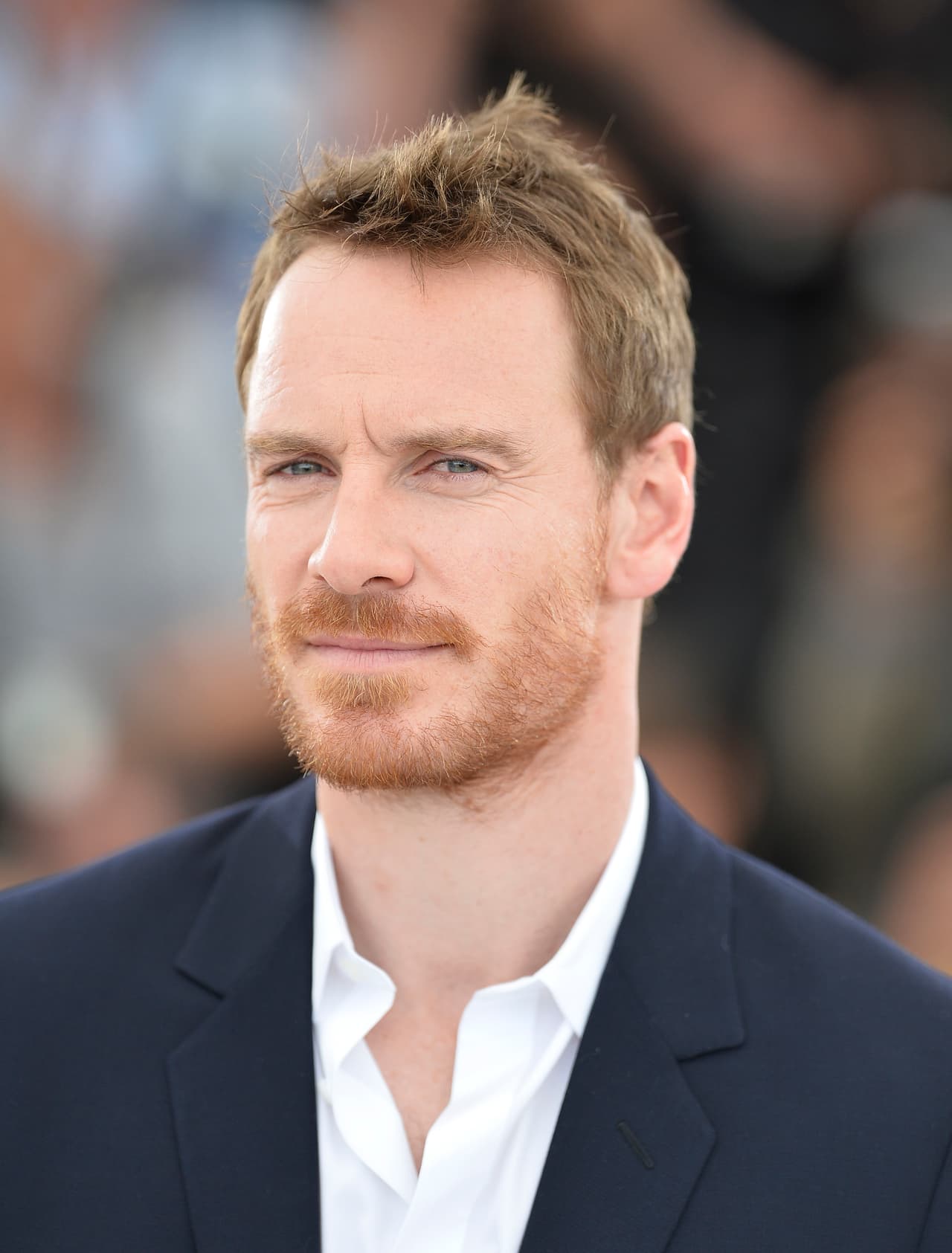 Presentó su cinta 'Macbeth' pero conquistó con su simpatía y buen humor.