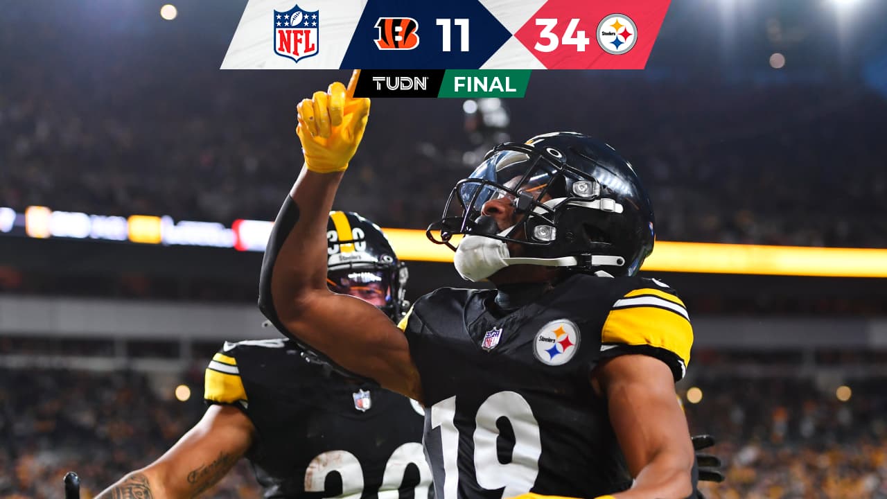 Los Steelers se niegan a morir tras vencer a Bengals en casa