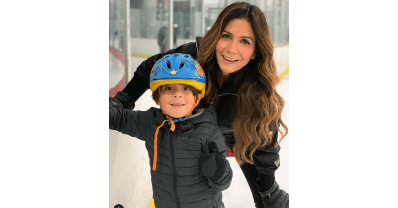 Paty Manterola y su hijo Matteo