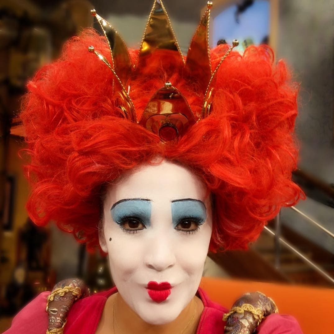 'Alicia en el País de las Maravillas' fue la temática del año 2017, aquí le dio vida a la Reina de Corazones.