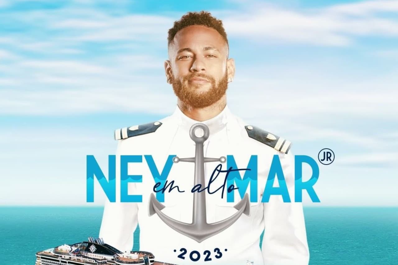 ¡Vamos al crucero, oh, oh, oh, oh, oh! Neymar lanza fiesta en alta mar