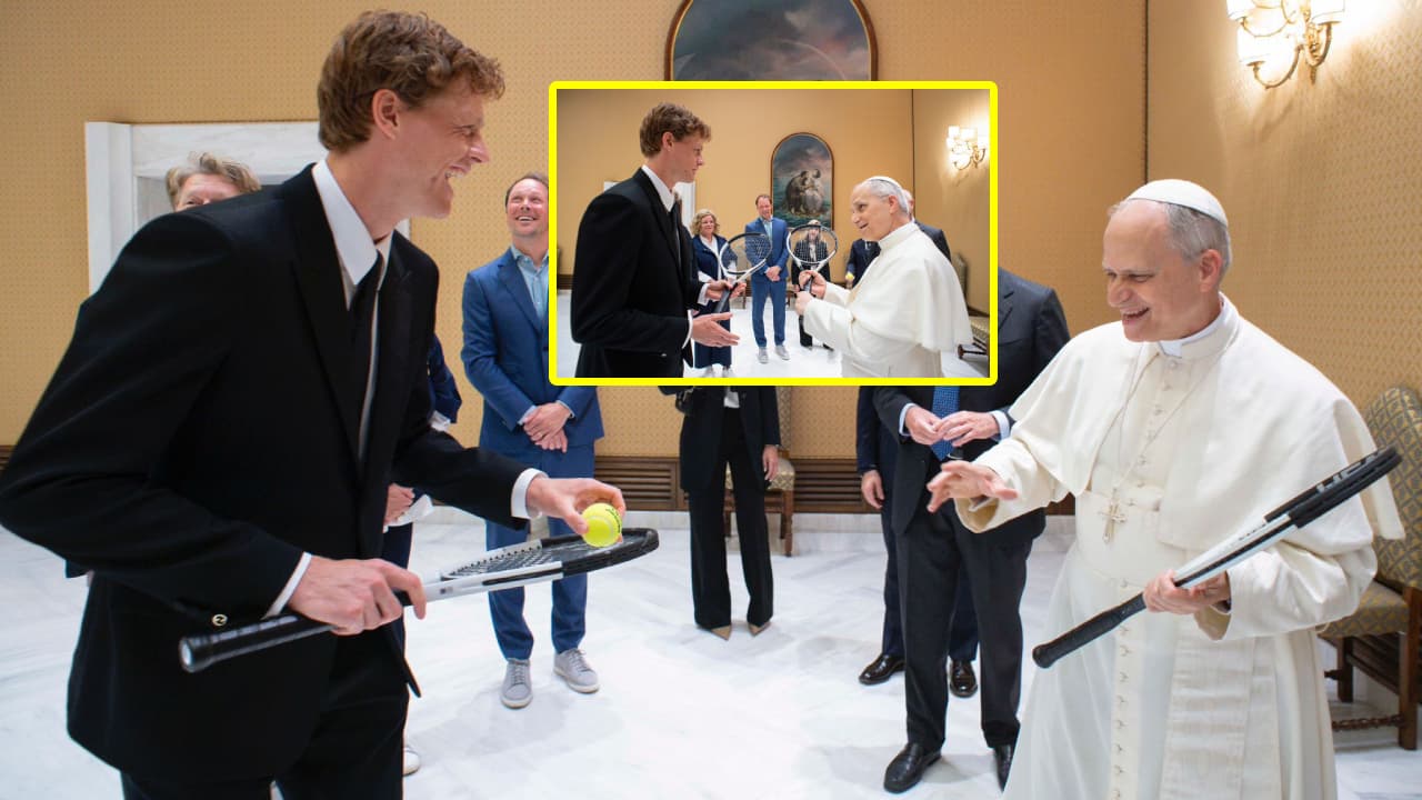 El papa León XIV se niega a jugar tenis en el Vaticano con Jannik Sinner