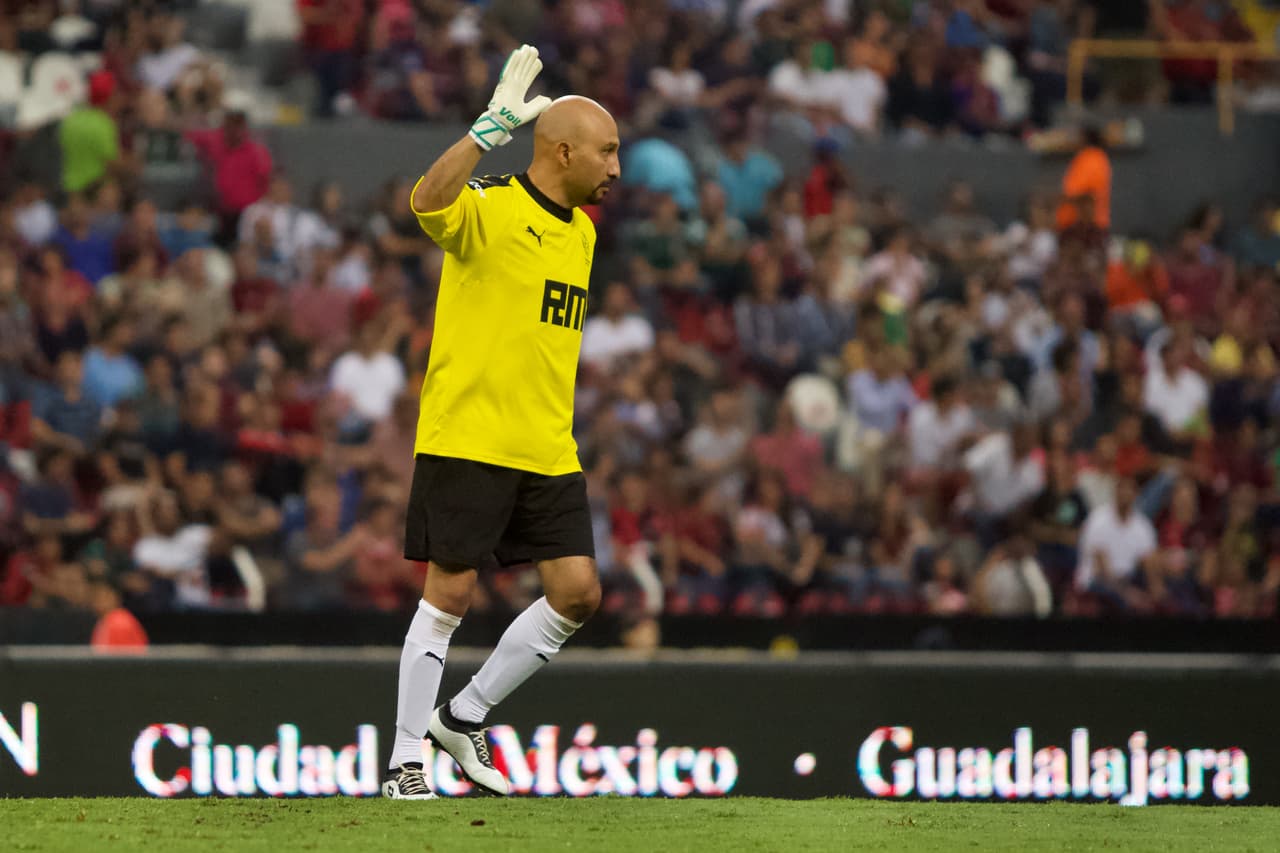 Óscar 'El Conejo' Pérez fue otro de los protagonistas en el emotivo encuentro.