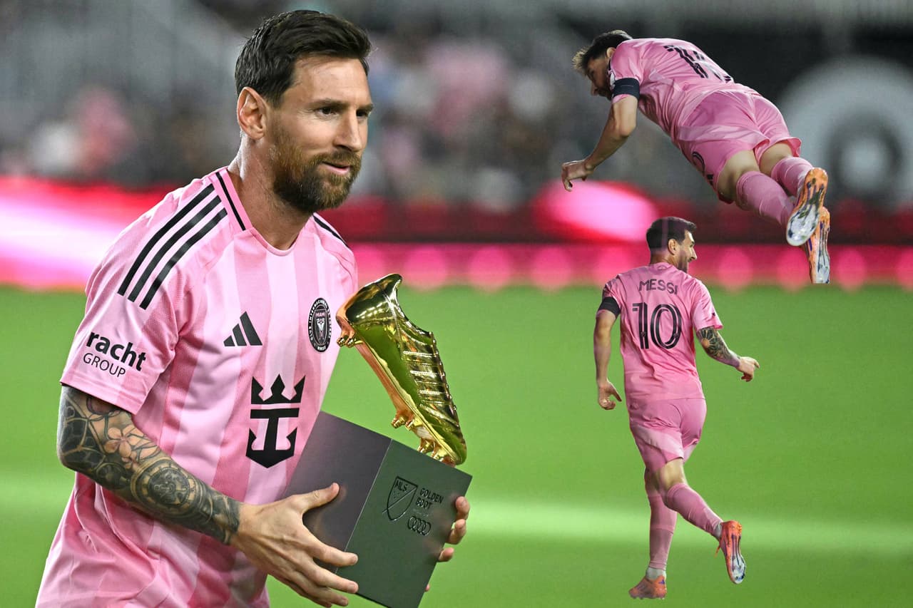 Bota de oro y un golazo insólito: otro día en la oficina para Messi