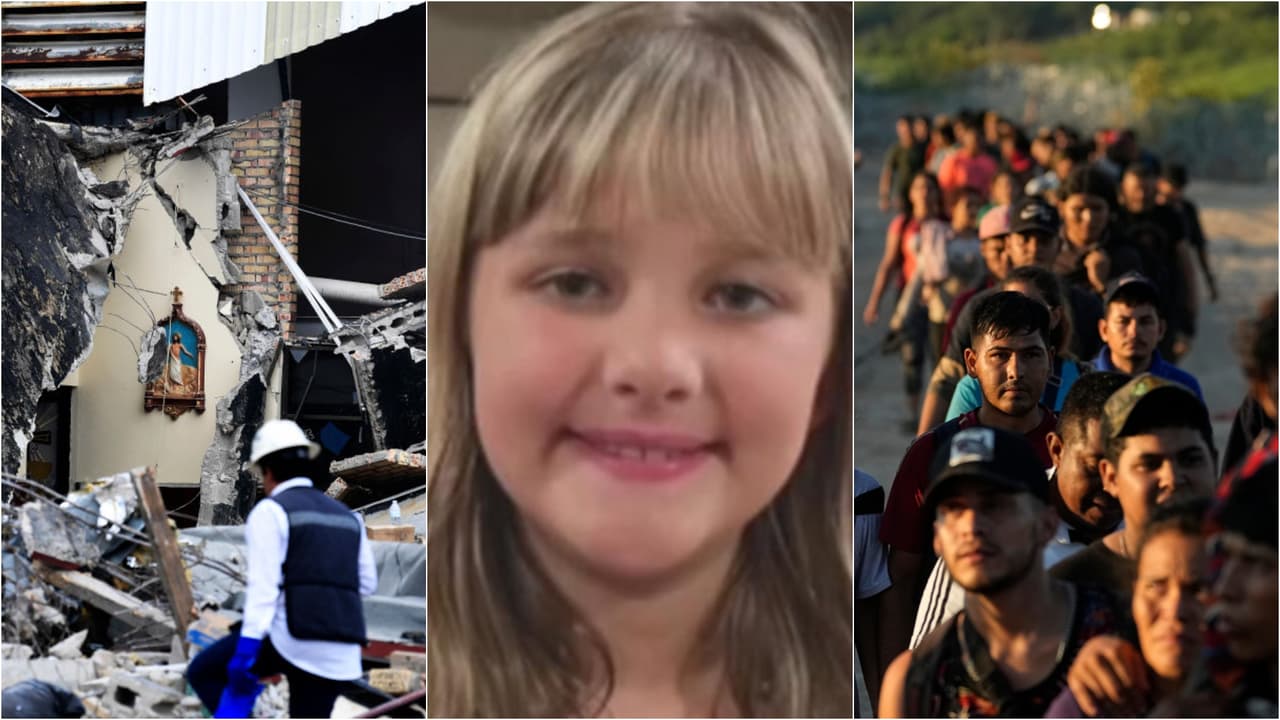 La semana en video: estampida de migrantes de la frontera y mortal derrumbe de iglesia en el norte de México