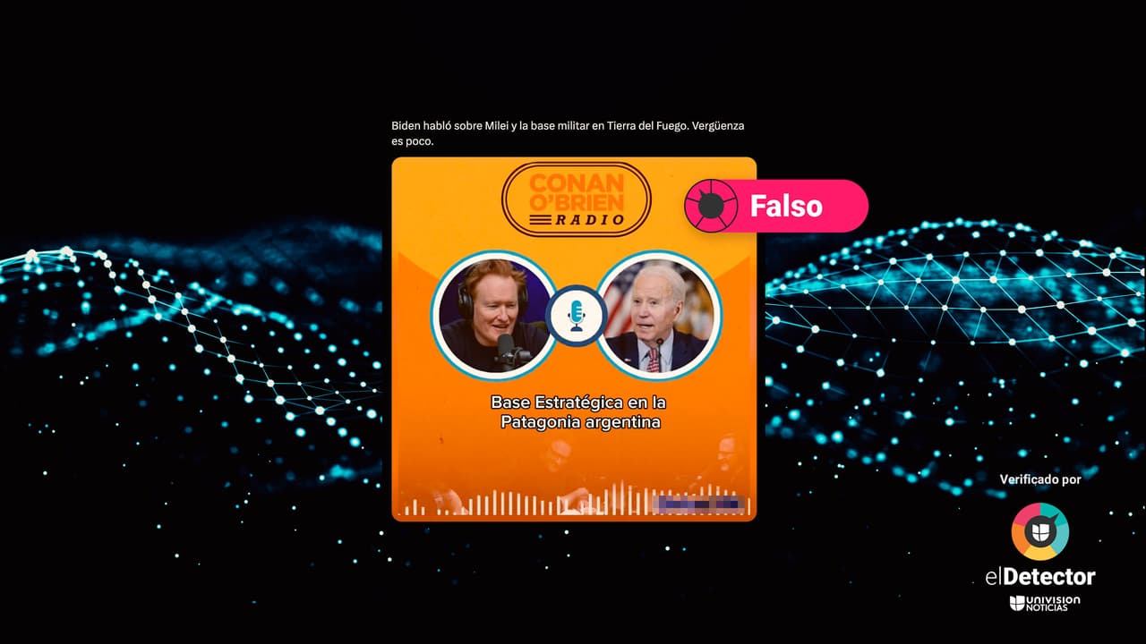 Biden no dijo que el presidente argentino entregó todo a EEUU “sin pedir nada a cambio”: ese audio fue creado con inteligencia artificial