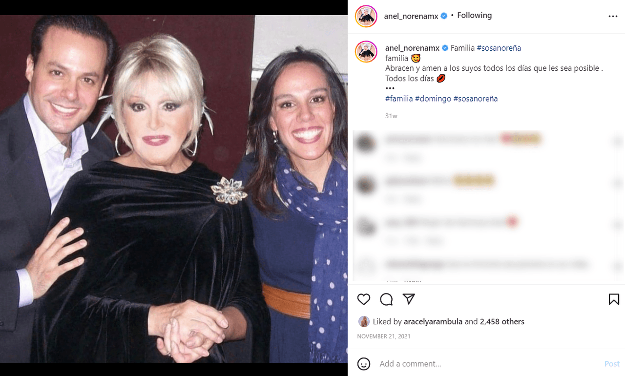 Anel Noreña confirma el distanciamiento entre sus hijos José Joel y Marysol Sosa.