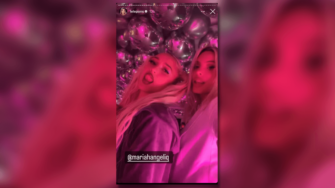 Mariah Angeliq también estuvo presente en la celebración, y aunque no compartió muchas fotos, no podía faltar junto a Lele.