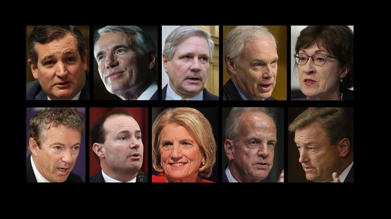 Estos son los 10 senadores republicanos que no quieren la ley de salud que propone su propio partido