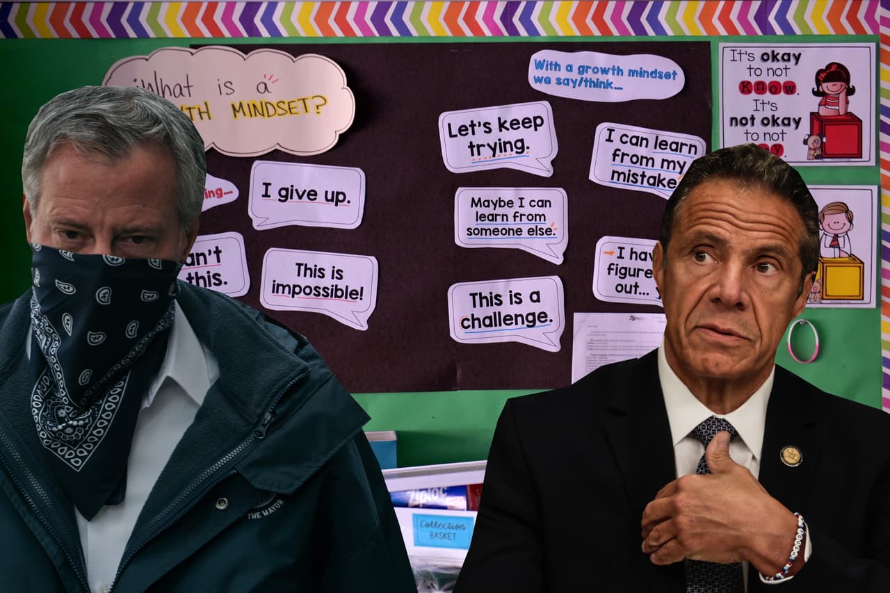 Cuomo contradice a De Blasio y dice que no es seguro que escuelas públicas de NYC reabran en septiembre