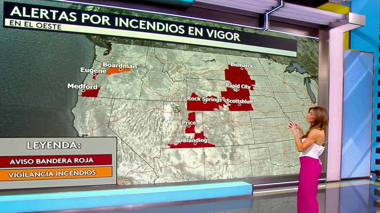 Clima hoy en EEUU, lunes 03 de agosto 2026: inundaciones en el este y calor extremo en el oeste