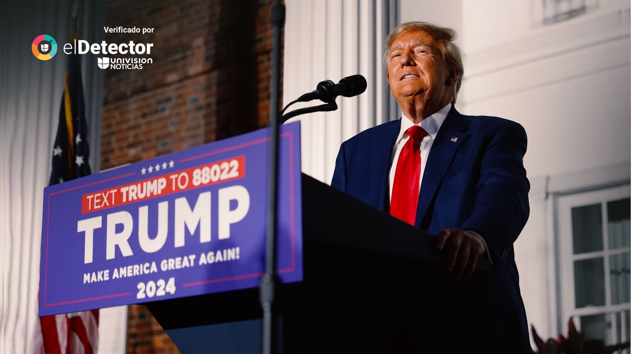 Verificamos el discurso de Trump tras su audiencia en una corte de Florida