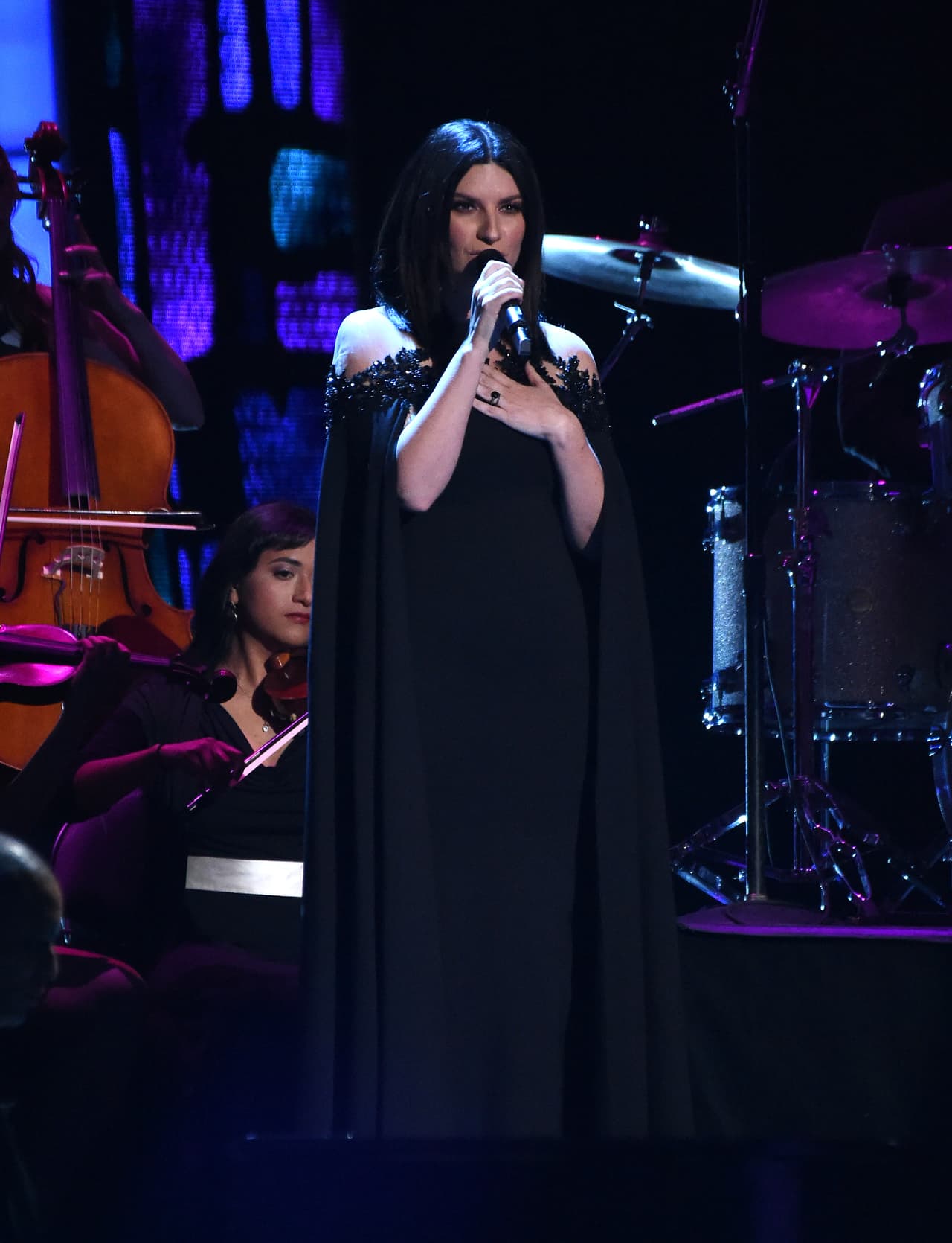 Con todo el
<i>feeling</i> del mundo, la italiana conquistó a todos con su interpretación.