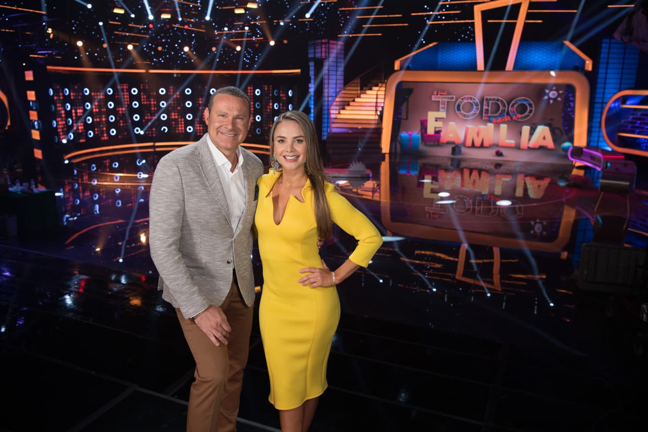 Hace poco la vimos como conductora en el programa de concursos Al Final Todo Queda en Familia.