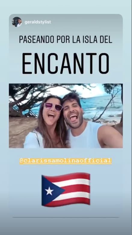 Esta semana nos sorprendió porque estuvo por unos días en Puerto Rico, donde quedó enamorada de un lugar lleno de naturaleza.