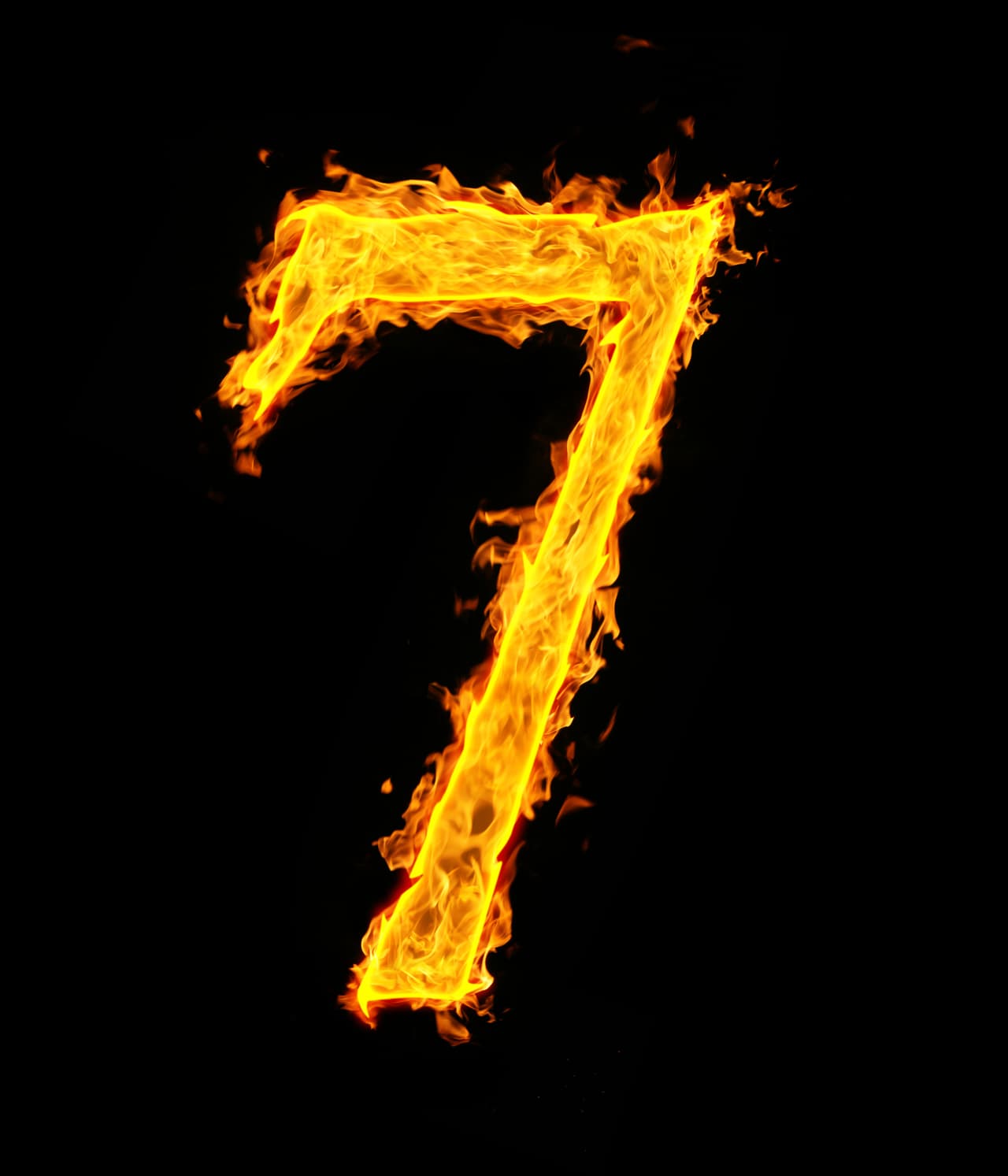 Al número 7 le corresponden las letras G P Y.