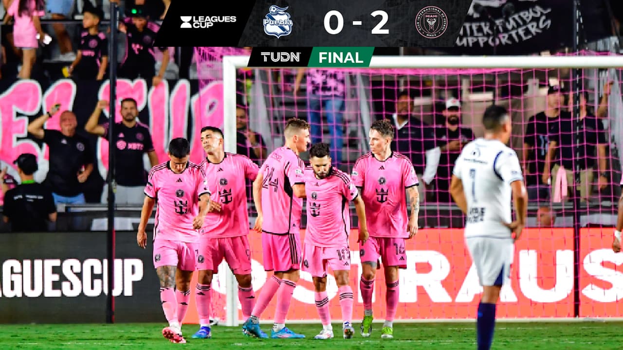 Inter Miami derrota a Puebla en la Leagues Cup