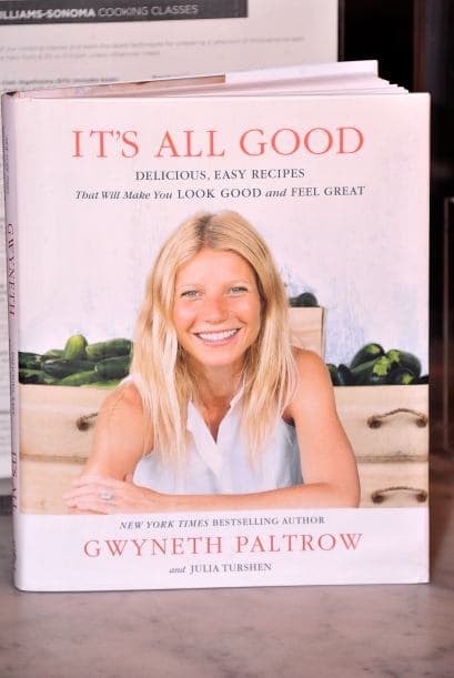 El libro de Gwyneth lleva por título: "Todo es bueno: deliciosas recetas fáciles que te harán lucir bien y sentirte bien".