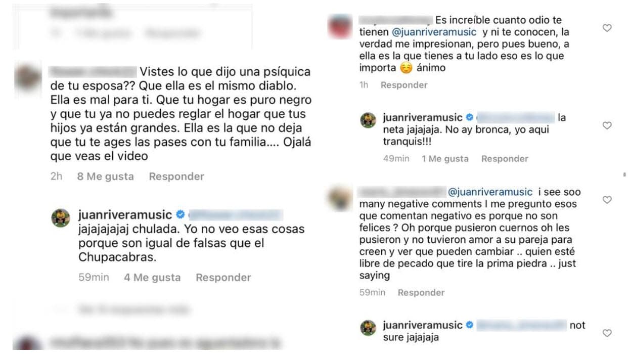 "Ja ja ja ja, chulada. Yo no veo esas cosas porque son igual de falsas que 'El Chupacabras'", contestó.