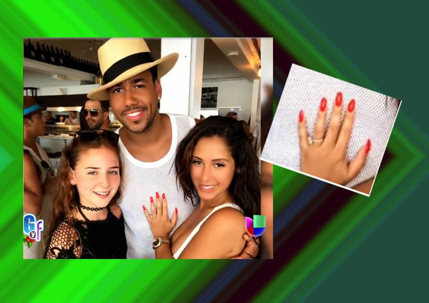 Romeo Santos y su novia Argelis podrían estar comprometidos.