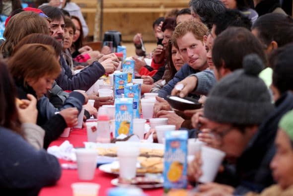 Agenda solidaria del príncipe Harry en Chile