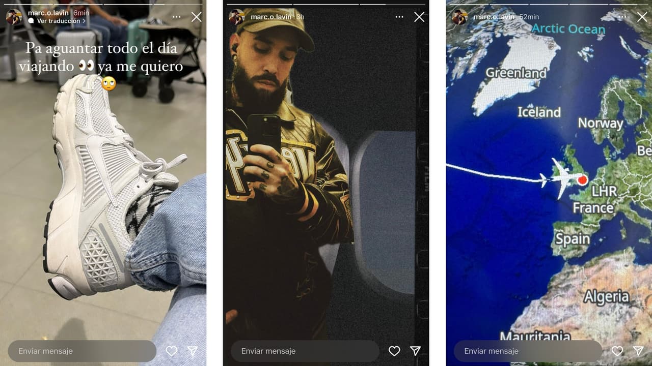 Marco Lavin, presunto novio de Ana Araujo, mostró detalles de su viaje.