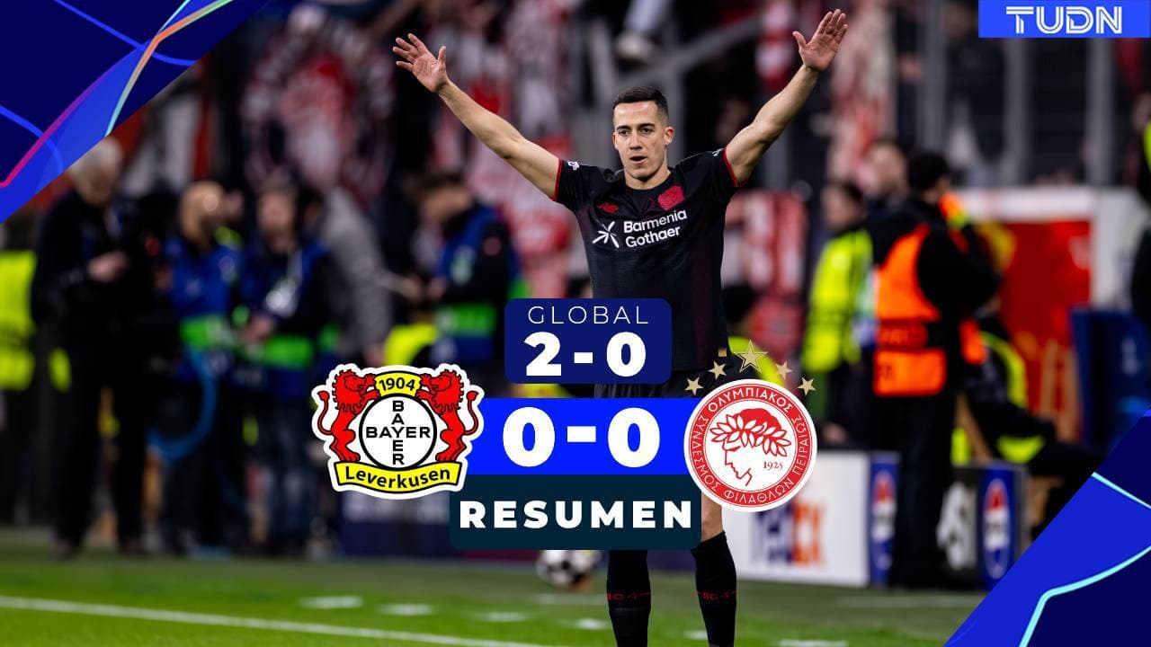 Resumen | Bayer Leverkusen está en la siguiente ronda de la UEFA Champions League