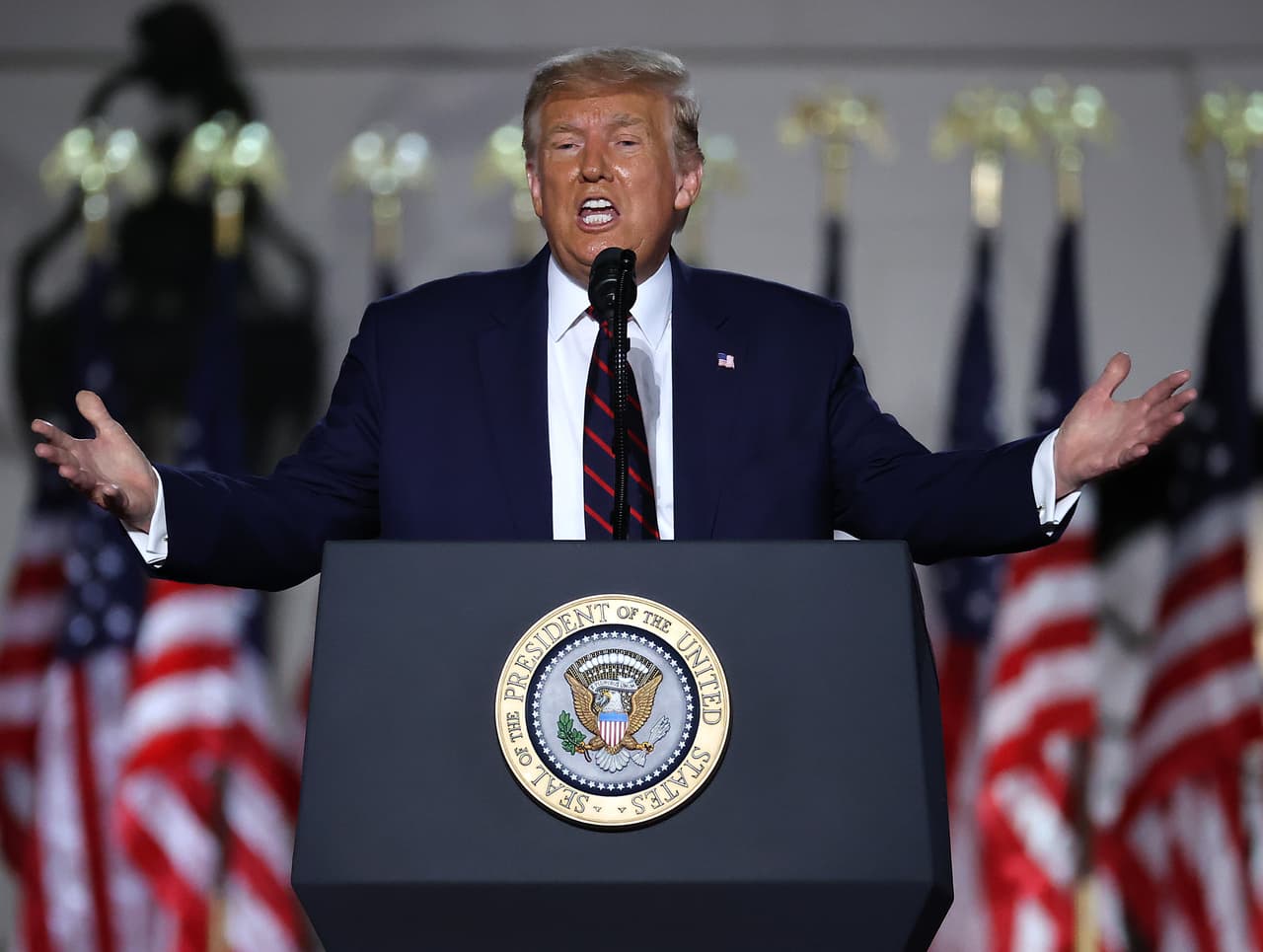 Trump usó los apagones en California para atacar a Biden en la Convención Nacional Republicana