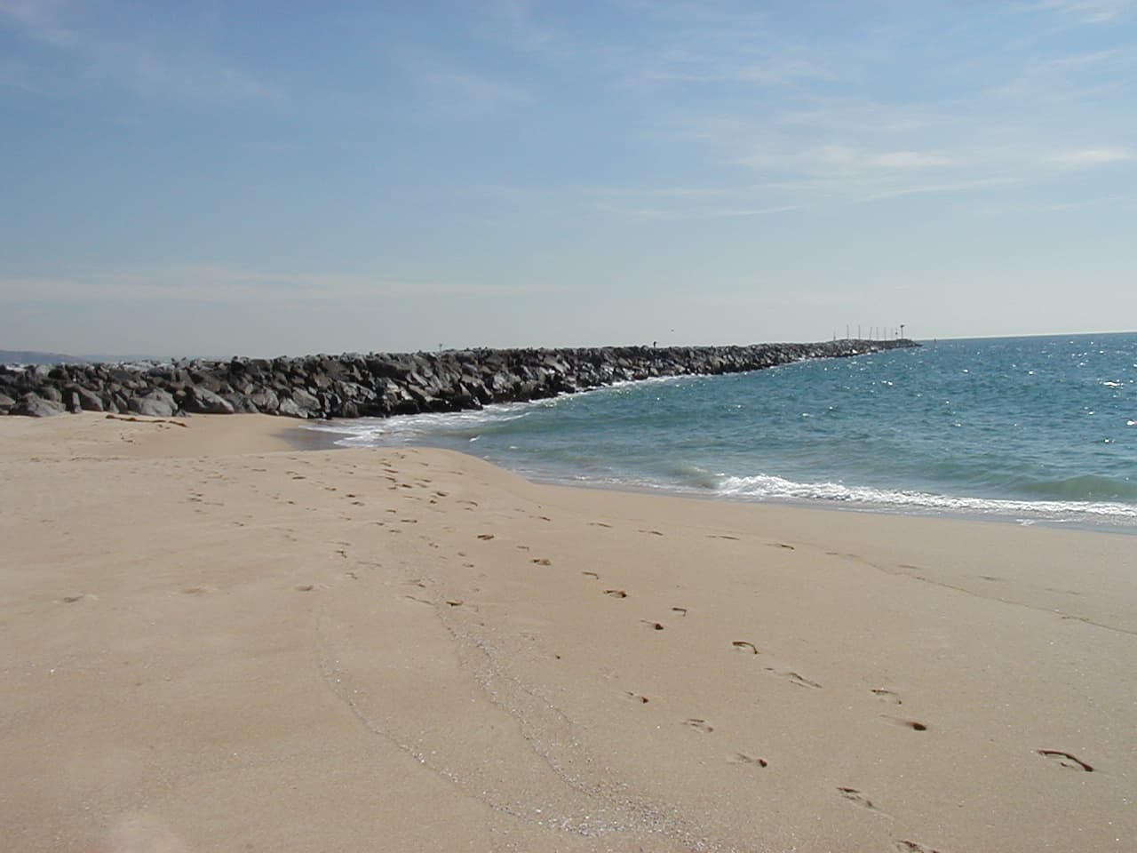Balboa Beach, The Wedge en el condado de Orange.