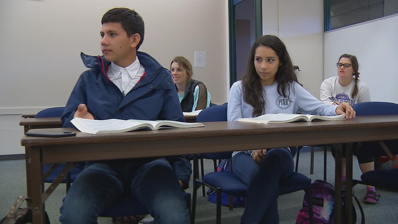 José Reza, left, continues to attend classes at Iola, Kansas, in spite of living in fear of being deported.