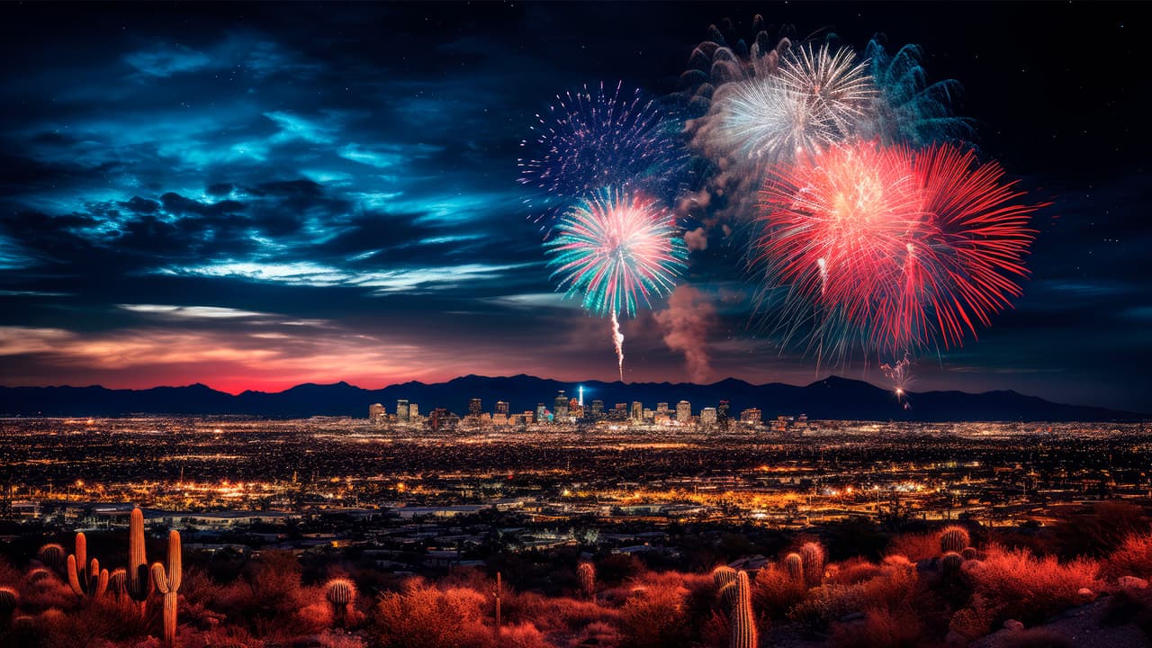 Eventos gratuitos de fuegos artificiales para celebrar el 4 de julio en Phoenix