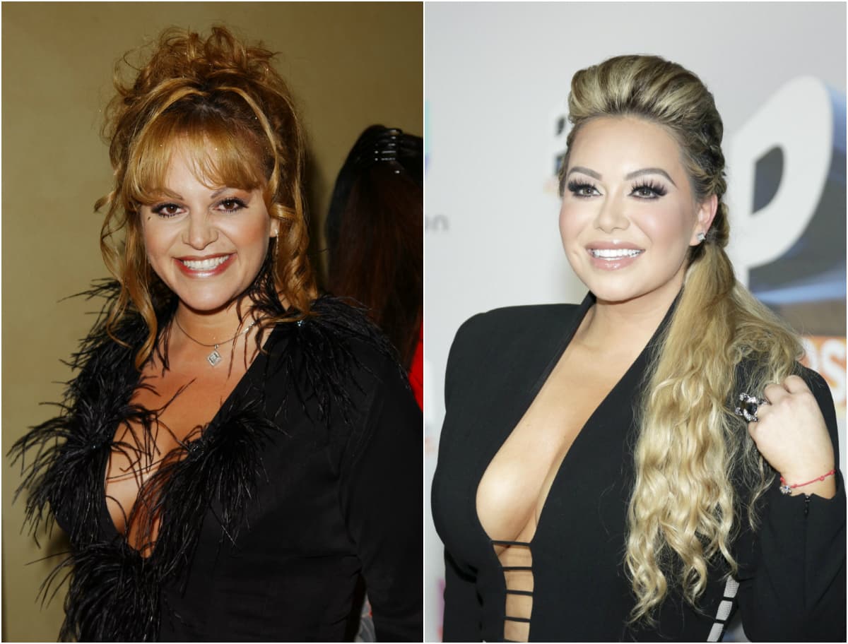 El color negro en los entallados y escotados vestidos, ya son marca registrada de las Rivera.