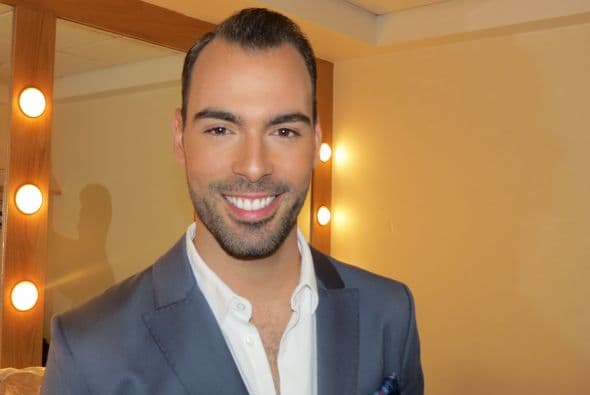 Arias en camerinos, antes del show.