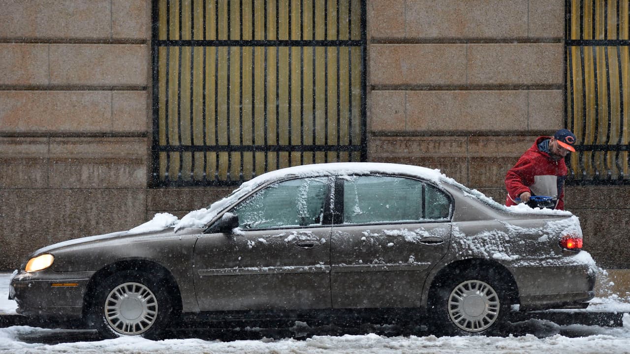 Potencial acumulación de nieve en el área de Chicago este domingo
