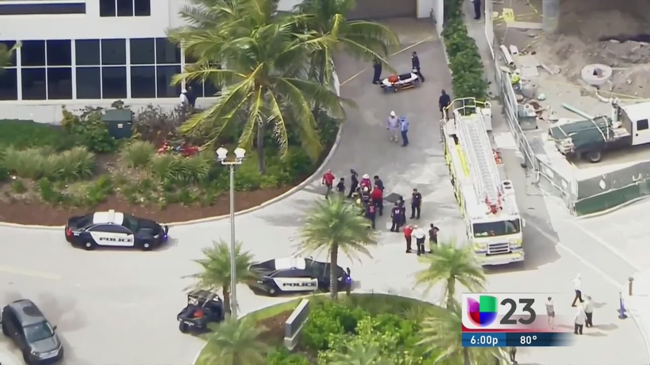 Una persona muerta y otras 2 heridas luego que andamio colapsara en edificio de Hollywood