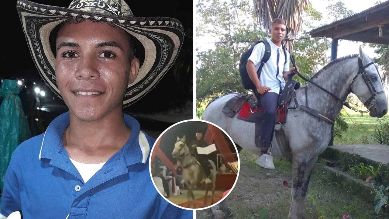 Joven llega a su graduación en caballo y se hace viral: lo llevó a la escuela todos los días