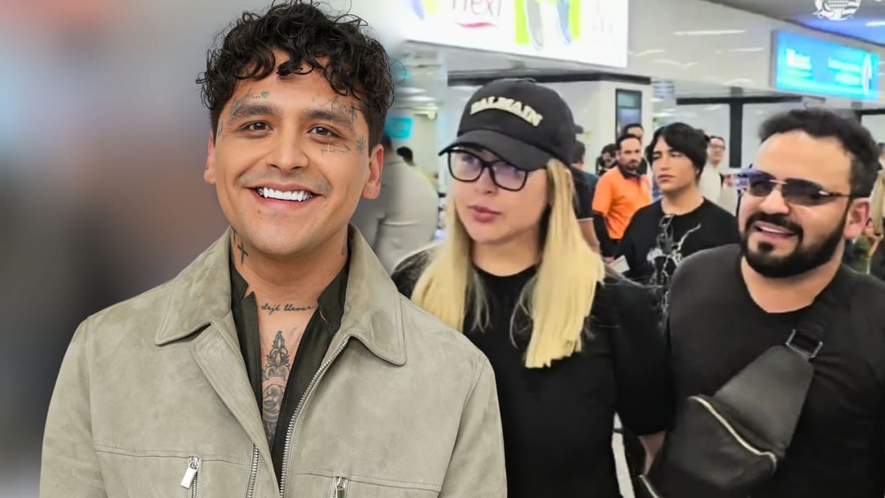 Sorprenden a los padres de Christian Nodal y les preguntan por su hijo enamorado de Ángela Aguilar