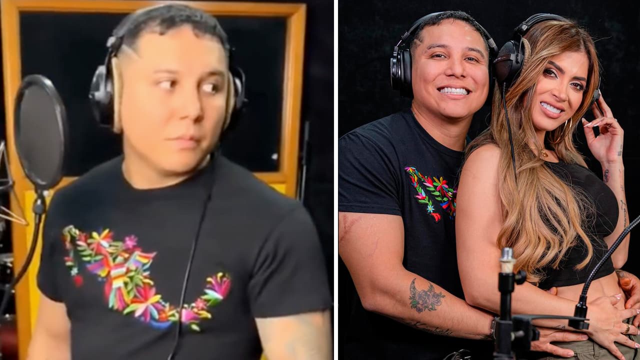 Kim Flores se lanza como cantante y el video de sus ensayos con Edwin Luna se llena de burlas