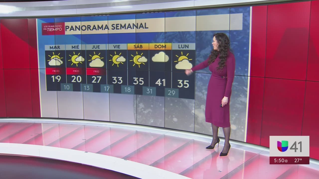 Aunque ya no habrá precipitación o nieve en lo que resta de la semana, las temperaturas seguirán por debajo del punto de congelación.