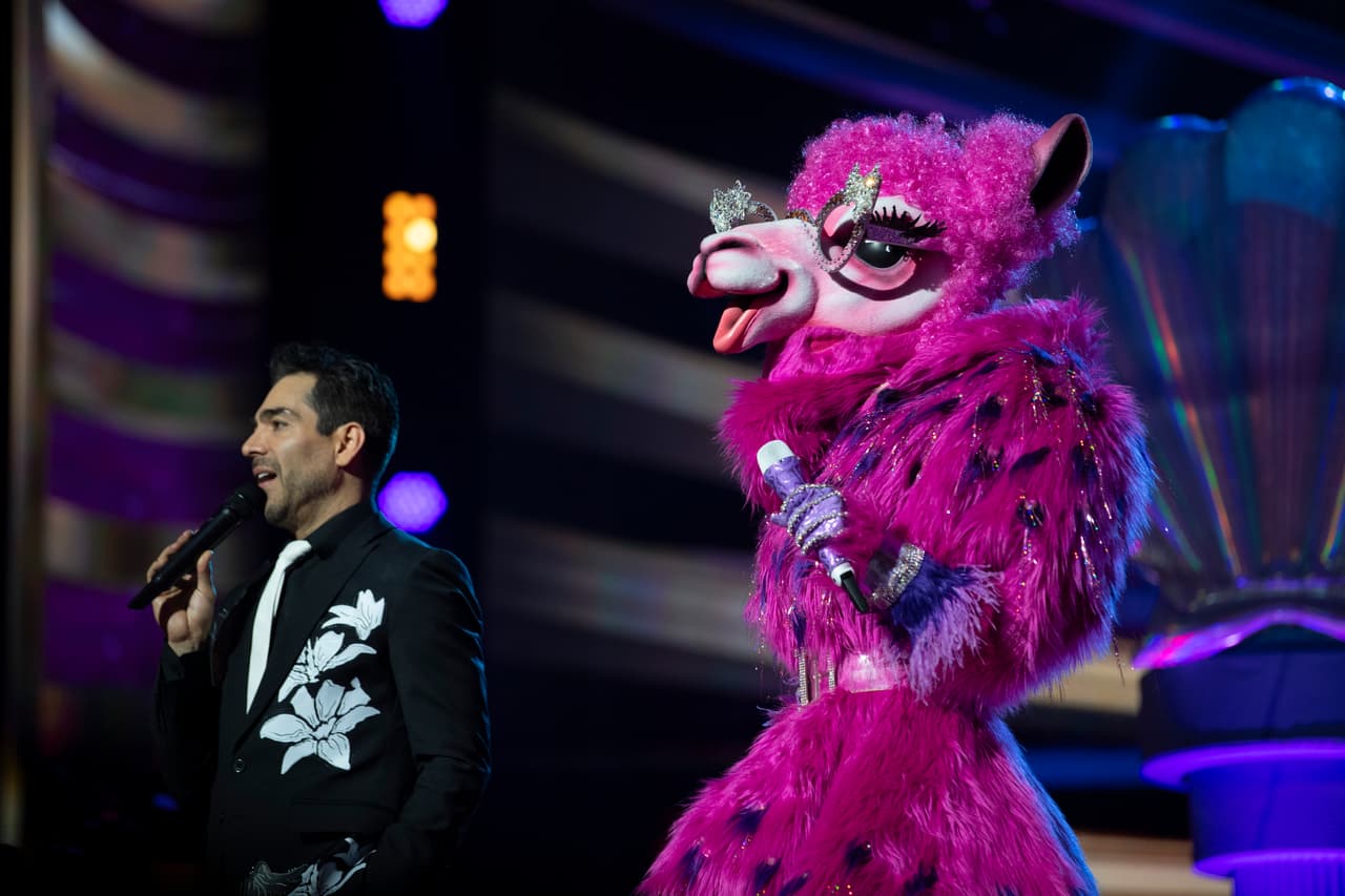 Este simpático personaje se llevó las palmas al cantar 'Loba' de Shakira y sorprendió por su manera de bailar y desenvolverse en el escenario. Las apuestas de los investigadores fueron que Cynthia Urias, Ingrid Coronado, Jacqueline Bracamontes o Majo Aguilar, podrían estar detrás de Llama.